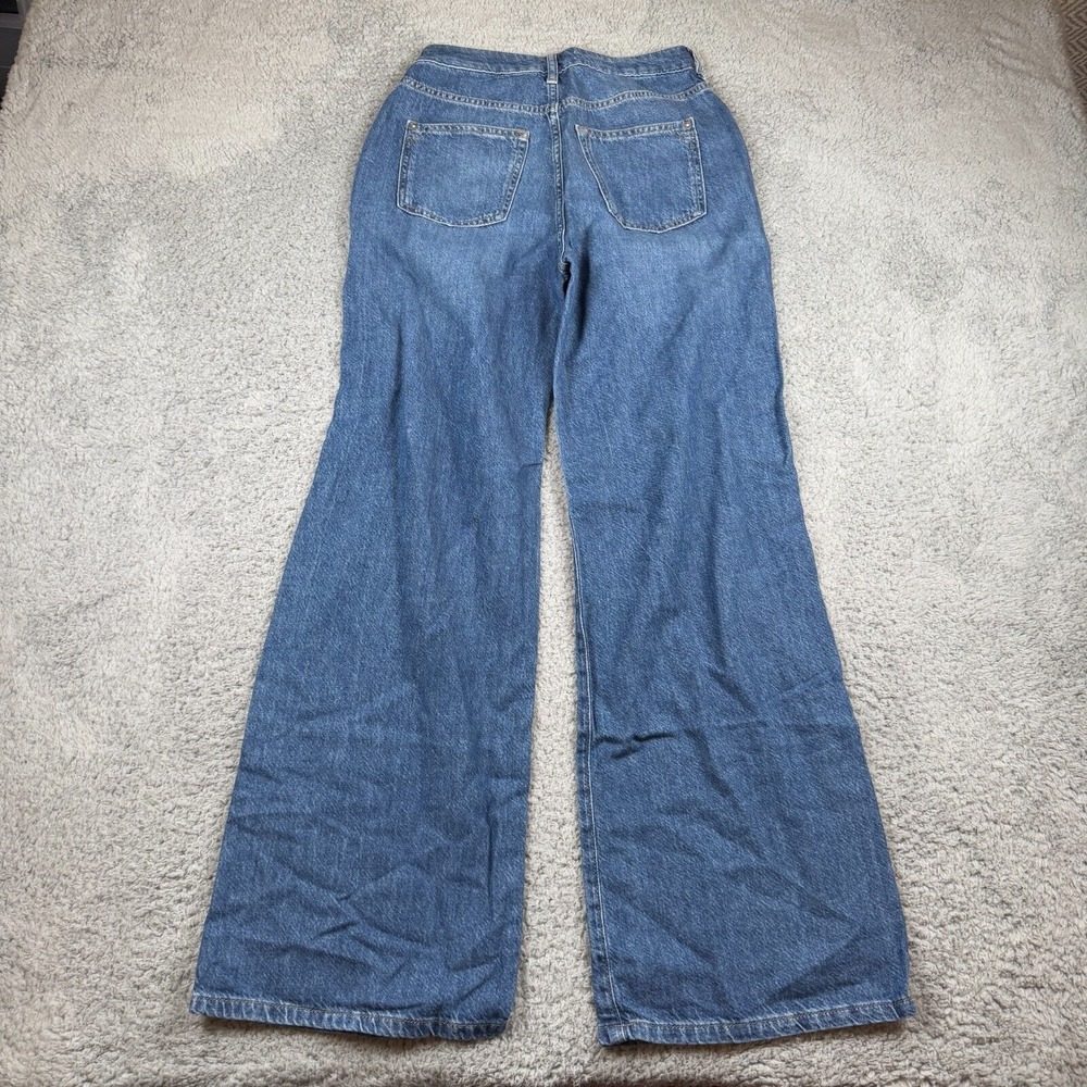 NWT Pilcro Anthropologie Womens‎ Size 25 Wide Leg Jeans Trendy - Picture 7 of 9